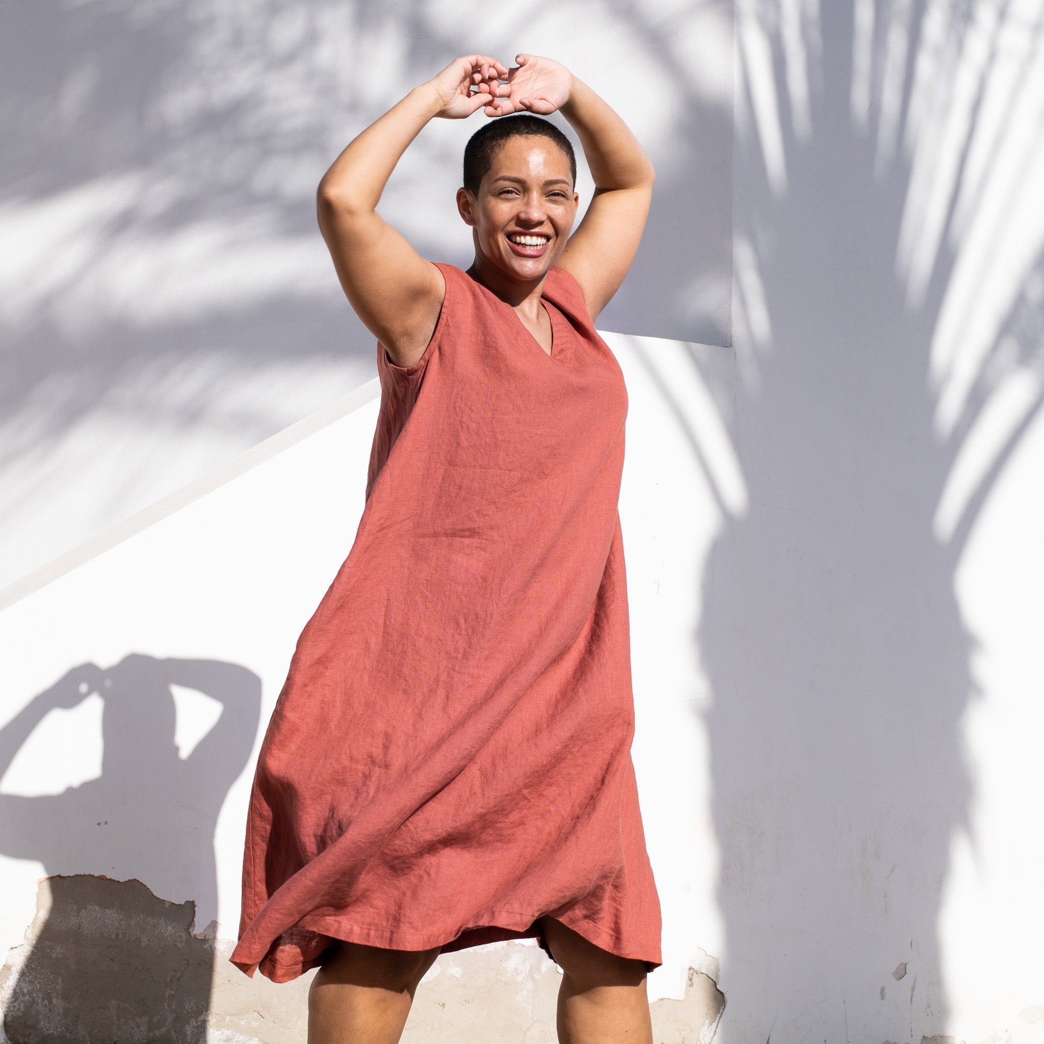 How to Style an A-Line Linen Dress | A Breath of Fresh Style - notPERFECTLINEN EU