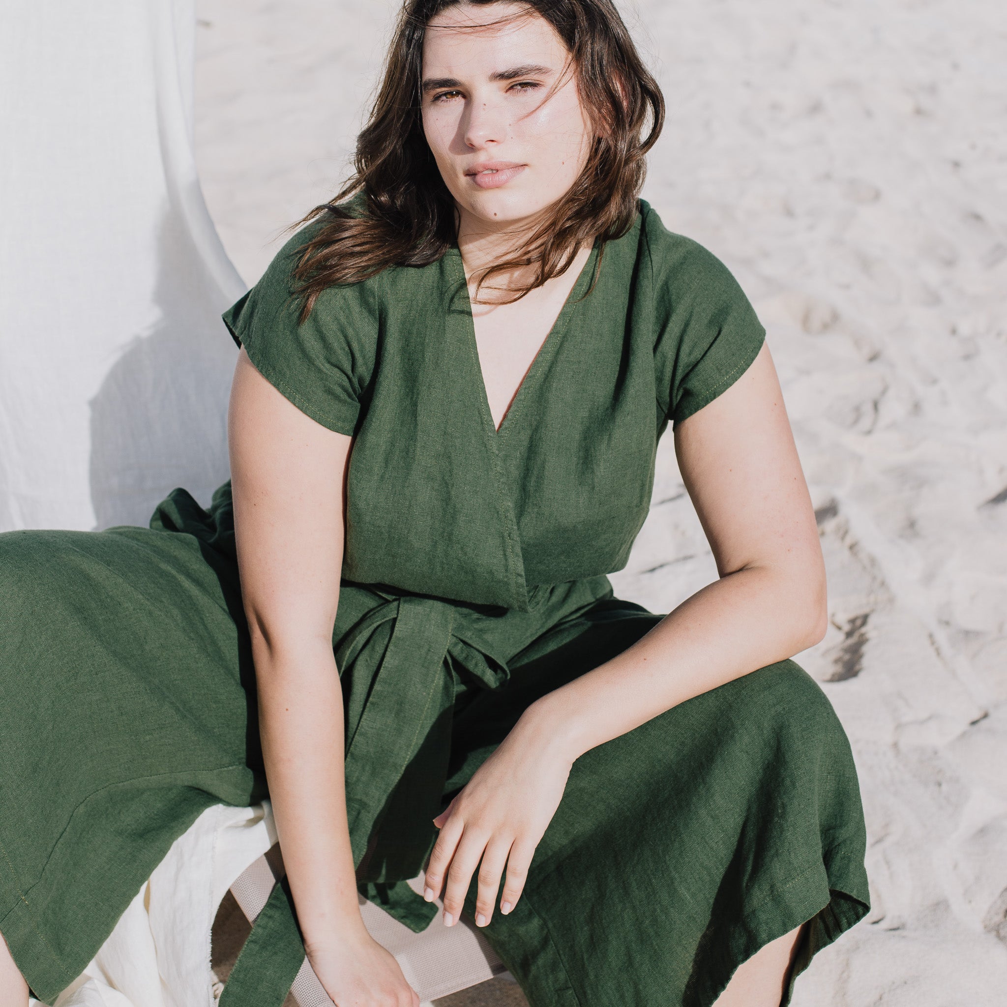 Linen Jumpsuits for Women (Made-To-Order)