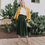 OIA gathered linen skirt - notPERFECTLINEN