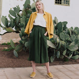 OIA gathered linen skirt - notPERFECTLINEN