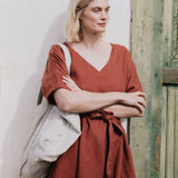 BERLIN oversized linen dress