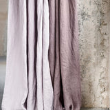 Linen CURTAIN in Caffe mocha-purple / 1 PANEL