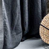 Linen CURTAIN in Charcoal / 1 PANEL