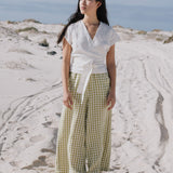 Maxi WELS wide leg linen pants
