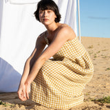 SARAH-2 light weight slip linen dress