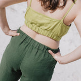 YAMBA cropped linen pants - notPERFECTLINEN