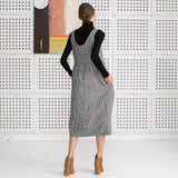 AUSTIN linen jumper dress