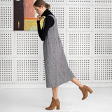 AUSTIN linen jumper dress