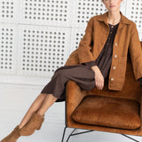 HELSINKI button down linen jacket