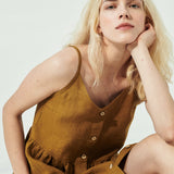 SARAH button down slip linen dress (SS24)