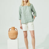 JANUARY loose linen top (SS24)