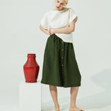 GORDES boxy linen top (SS24)