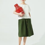 GORDES boxy linen top (SS24)