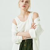 PORTO linen tank top (SS24)