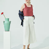 Maxi WELS wide leg linen pants (SS24)