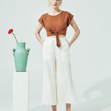 Maxi WELS wide leg linen pants (SS24)