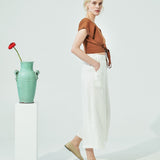 Maxi WELS wide leg linen pants (SS24)