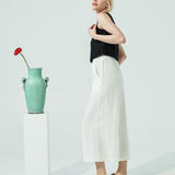 PERCE cropped linen top (SS24)