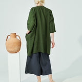 SINTRA linen cardigan in MAXI length (SS24)