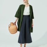 Maxi WELS wide leg linen pants (SS24)