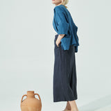 Maxi WELS wide leg linen pants (SS24)