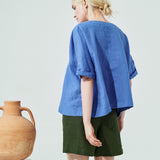 AURORA oversized linen top (SS24)