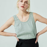 PORTO linen tank top (SS24)