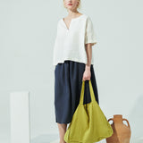 AURORA oversized linen top (SS24)