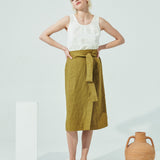 PORTO linen tank top (SS24)