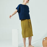 GORDES boxy linen top (SS24)