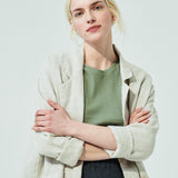 VICTORIA-2 oversized linen jacket (SS24)