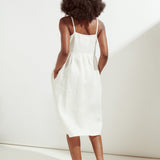 SARAH button down slip linen dress (SS24)