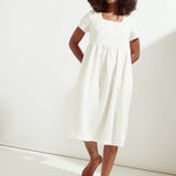 Maxi ODESA gathered linen dress (SS24)