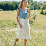 MATERA linen skirt