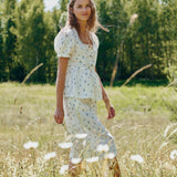 ANNECY ruffle hem shirt