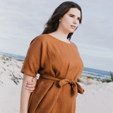 RENNES-2 oversized linen dress