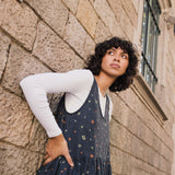 VOLUME oversized linen jumper dress