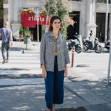 R: PUGLIA linen pants (Size: S/M ; Color: Heavy Espresso)