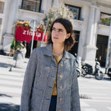 R: HELSINKI linen jacket (Size: XS; Color: Juniper Green)