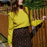ELENA linen top
