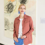 CALICO-2 linen jacket - notPERFECTLINEN EU