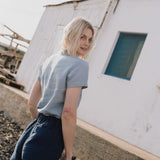 DINAN notch collar linen shirt - notPERFECTLINEN EU