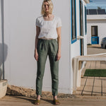 GENOVA tapered linen pants - notPERFECTLINEN EU