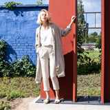 GENOVA tapered linen pants - notPERFECTLINEN EU