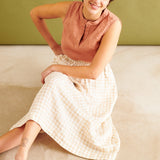 Linen skirt SION in light weight linen