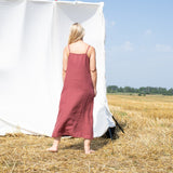 LANGLEY-2 maxi slip linen dress - notPERFECTLINEN EU