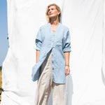 LIVORNO oversized linen shirt - notPERFECTLINEN EU