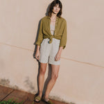 MAIN casual linen shorts - notPERFECTLINEN EU