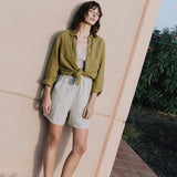 MAIN casual linen shorts - notPERFECTLINEN EU