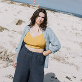 Maxi WELS wide leg linen pants - notPERFECTLINEN EU